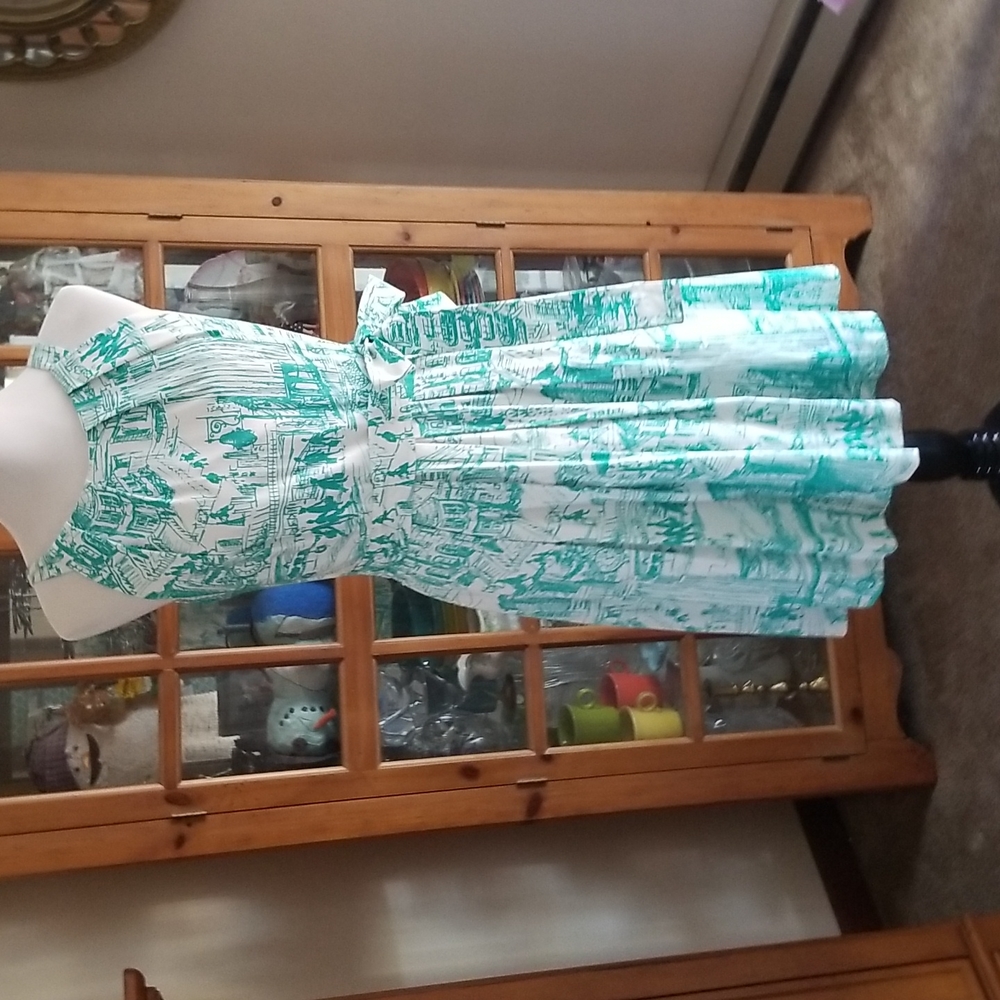 Scenic fabric dress from SteinMart